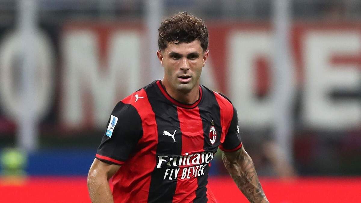 Christian Pulisic (attaccante AC Milan), qui durante Milan-Lecce 3-0 (Serie A 2026-2027)