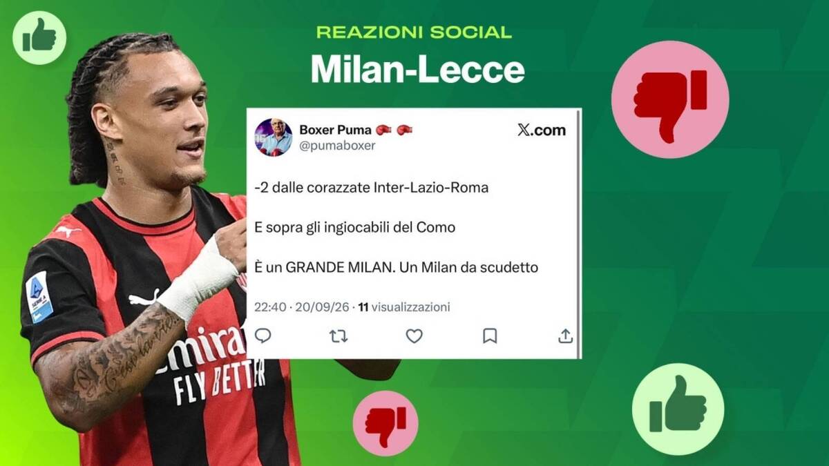 milan lecce 3 0 i tifosi sui social moreira come theo hern225ndez e siamo da scudetto da Pianetamilan.it milan lecce 3 0 i tifosi sui social moreira come theo hern225ndez e siamo da scudetto