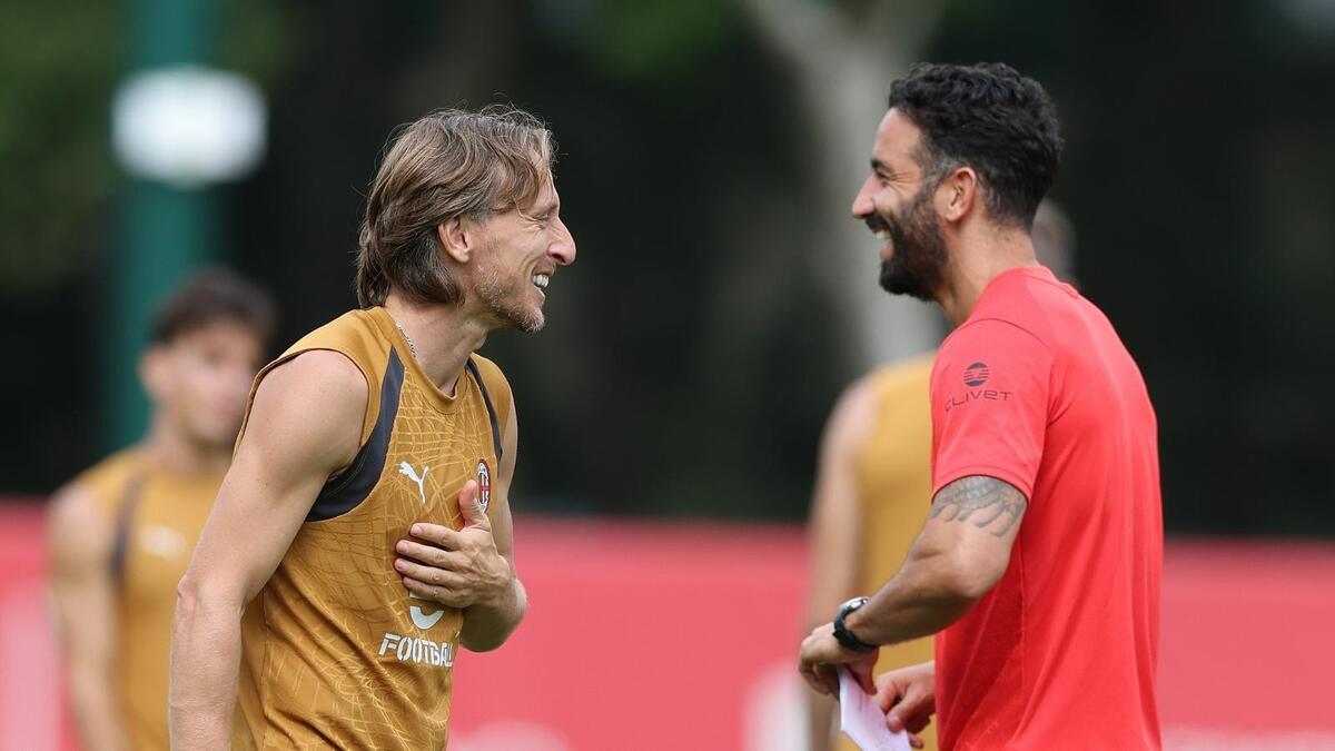 Milan, Luka Modric e Ruben Amorim