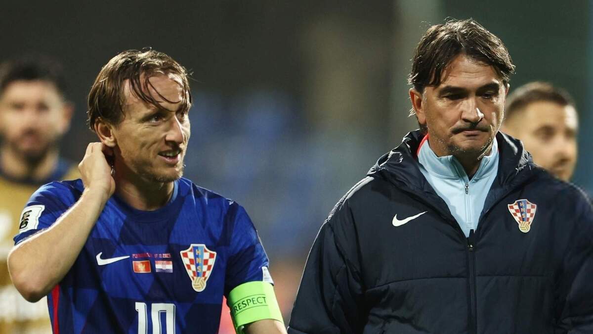 Zlatko Dalic e Luka Modric