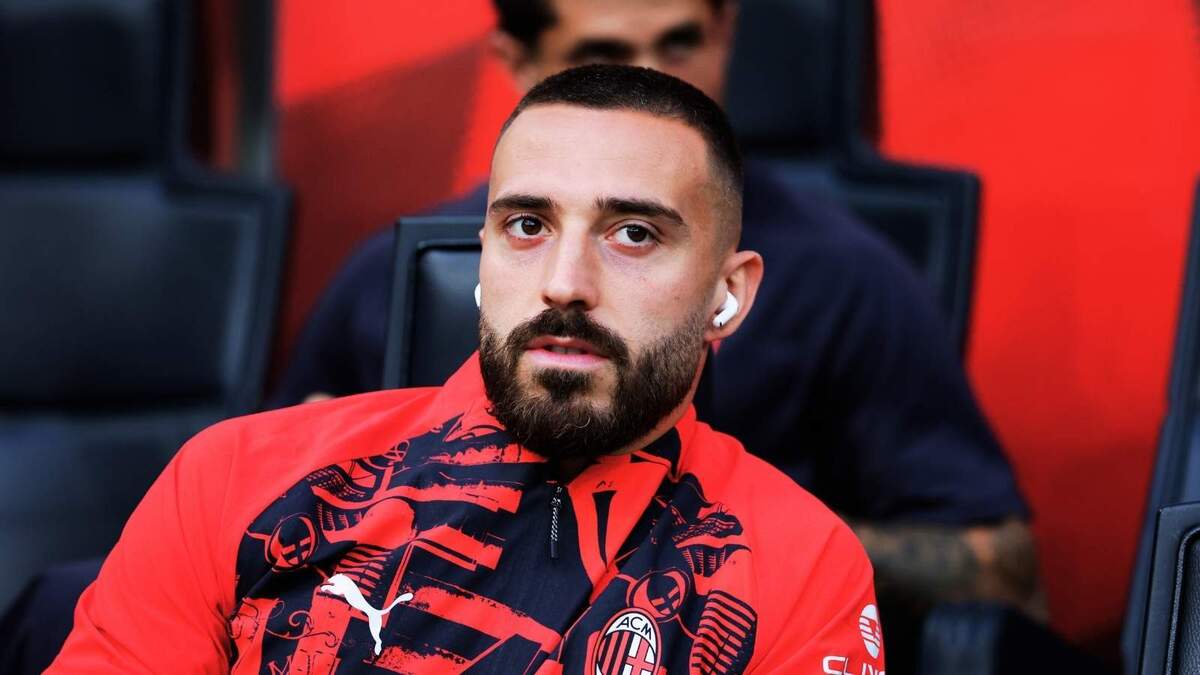 Mario Gila infortunato durante Juventus-Milan