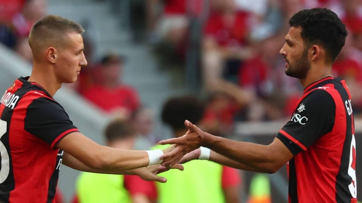 Francesco Camarda e Gonçalo Ramos (attaccanti AC Milan)