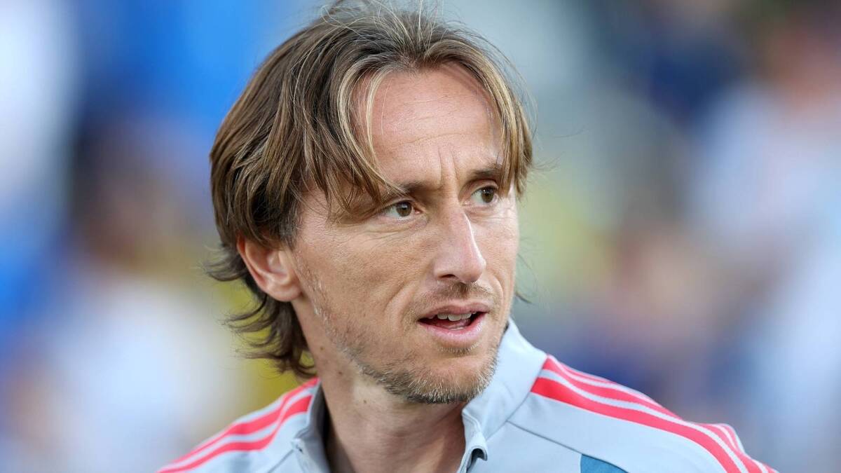 Luka Modrić (centrocampista AC Milan), qui durante una sfida di Nations League con la maglia della Croazia