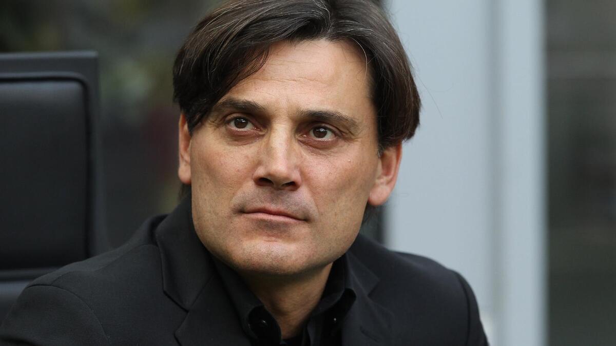 Vincenzo Montella, qui nel ruolo di allenatore del Milan nel 2017