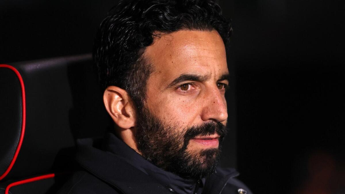 Rúben Amorim (allenatore AC Milan), qui durante Bournemouth-Milan 3-0 (Europa League 2026-2027)