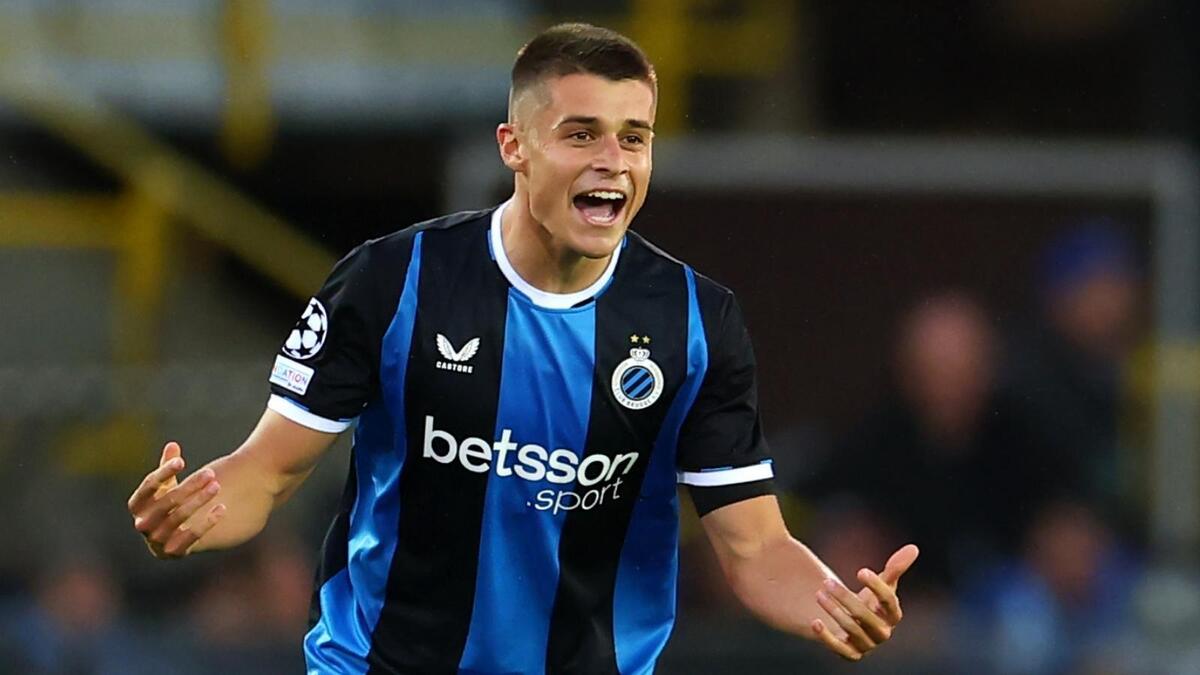 Nicolò Tresoldi, attaccante Bruges