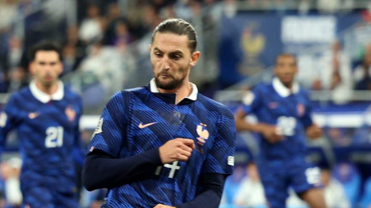 Adrien Rabiot (centrocampista AC Milan), qui durante Francia-Italia 1-1 (Nations League 2026-2027)
