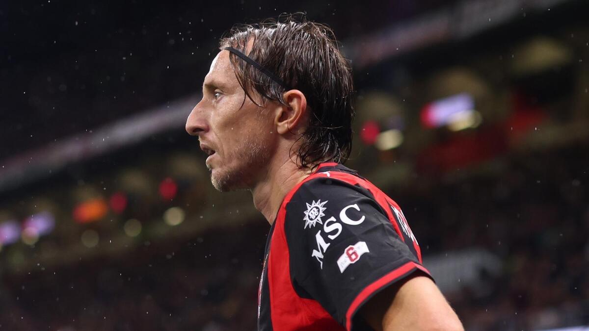 Luka Modric dopo Milan-Bologna