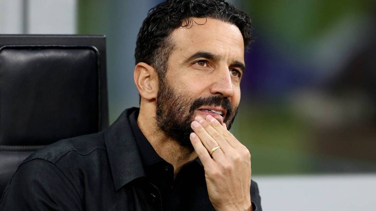 Rúben Amorim (allenatore AC Milan), qui durante Milan-Atalanta 3-2 (Serie A 2026-2027)