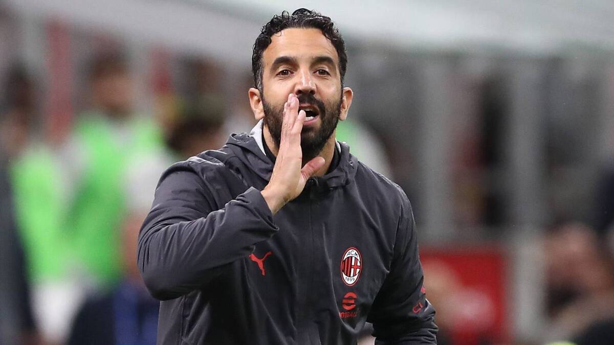 Rúben Amorim (allenatore AC Milan), qui durante Milan-Atalanta 3-2 (Serie A 2026-2027)