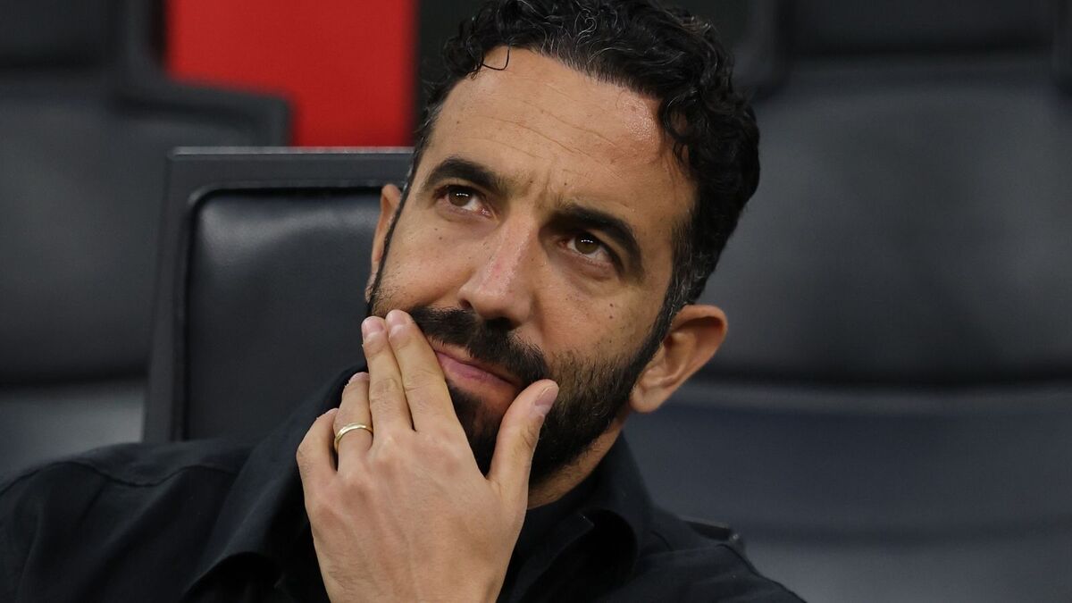 Rúben Amorim (allenatore AC Milan), qui durante Milan-Atalanta 3-2 (Serie A 2026-2027)