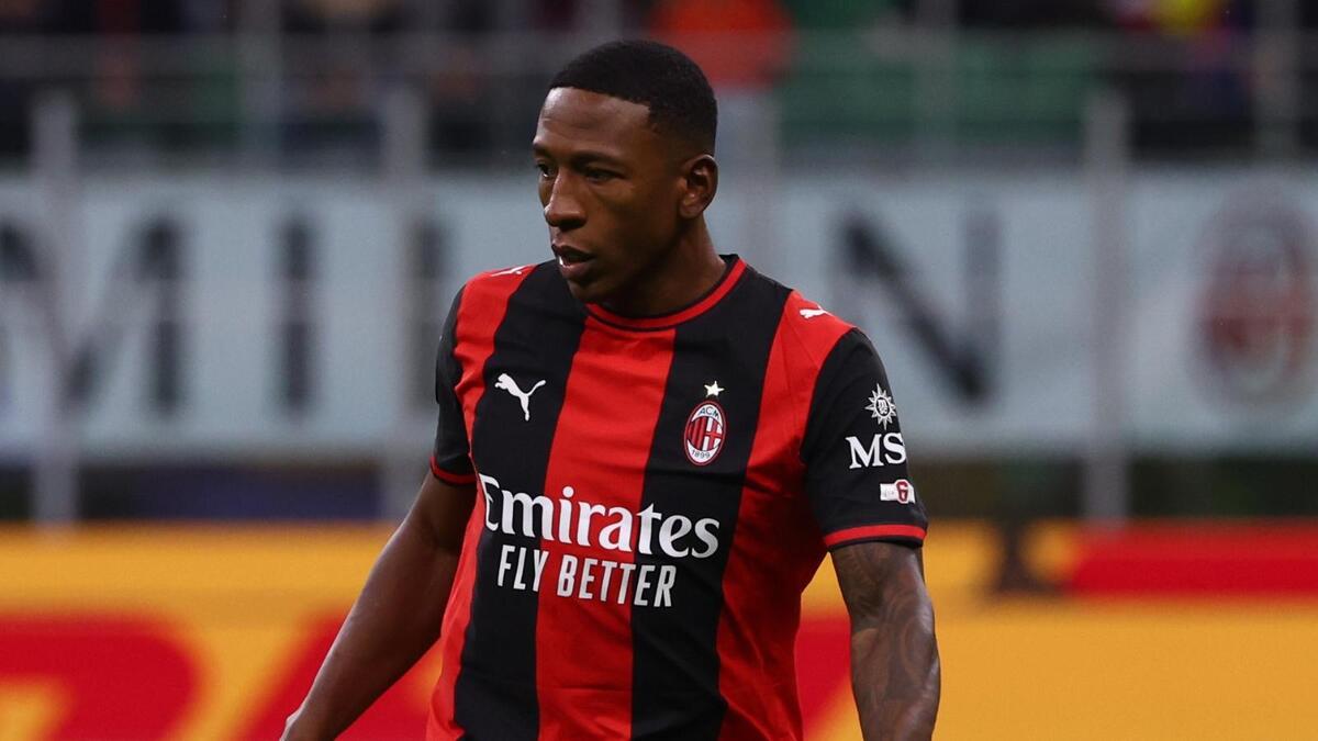 Pervis Estupiñán (difensore AC Milan), qui durante Milan-Atalanta 3-2 (Serie A 2026-2027)