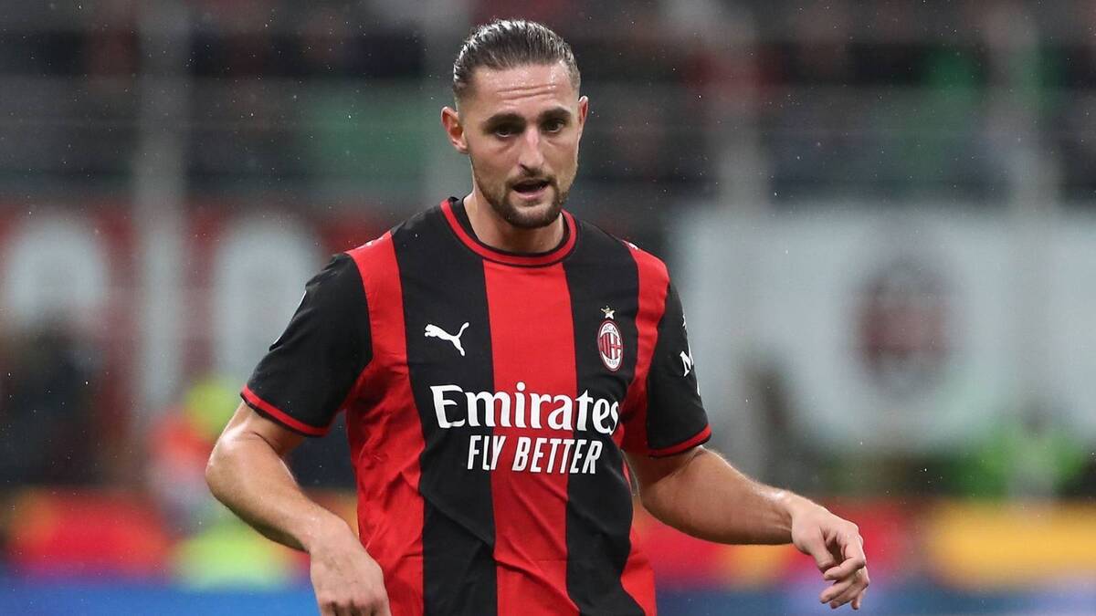 Adrien Rabiot (centrocampista AC Milan), qui durante Milan-Atalanta 3-2 (Serie A 2026-2027)