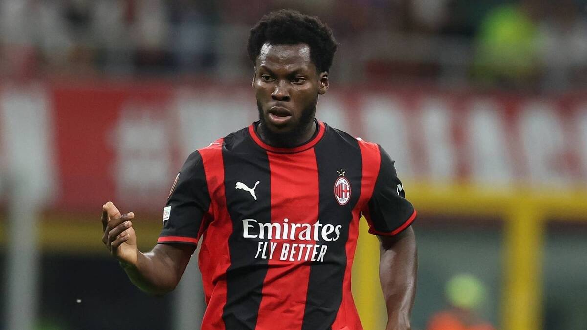 Yunus Musah (centrocampista AC Milan), qui durante Milan-Benfica 0-2 (Europa League 2026-2027)