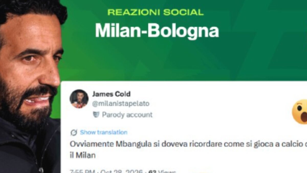Crollo del Milan contro il Bologna: le reazioni dei tifosi sui social | Video e screen da Gazzetta.it