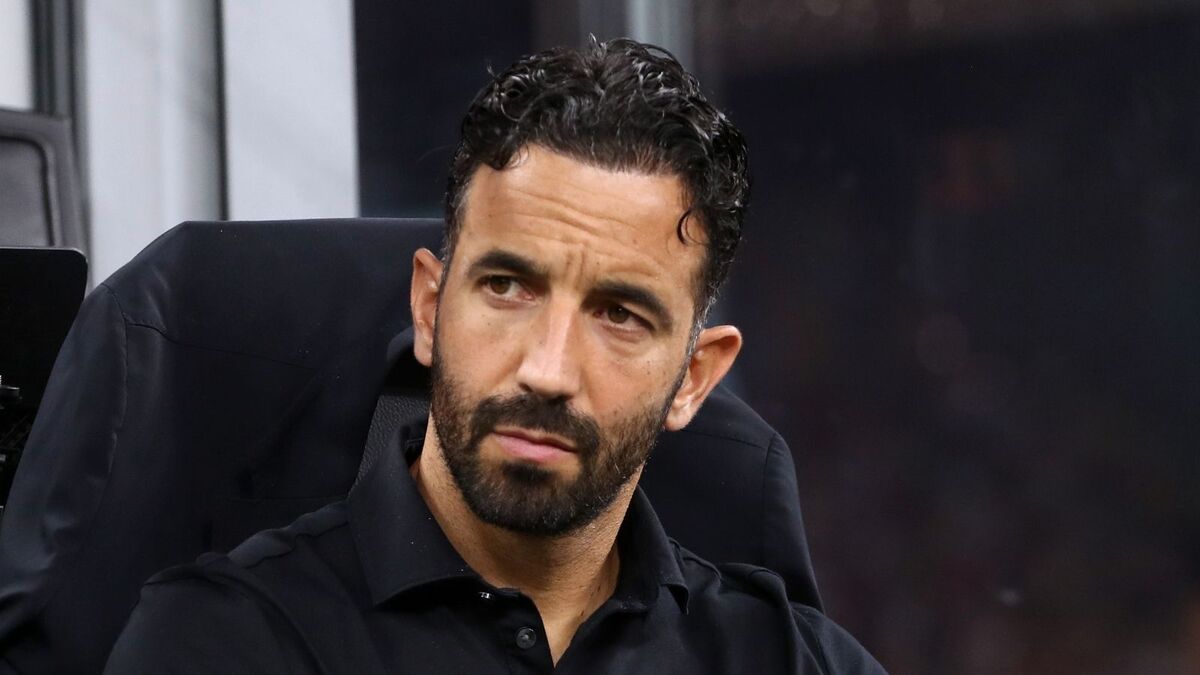 Rúben Amorim (allenatore AC Milan), qui durante Milan-Lecce 3-0 (Serie A 2026-2027)