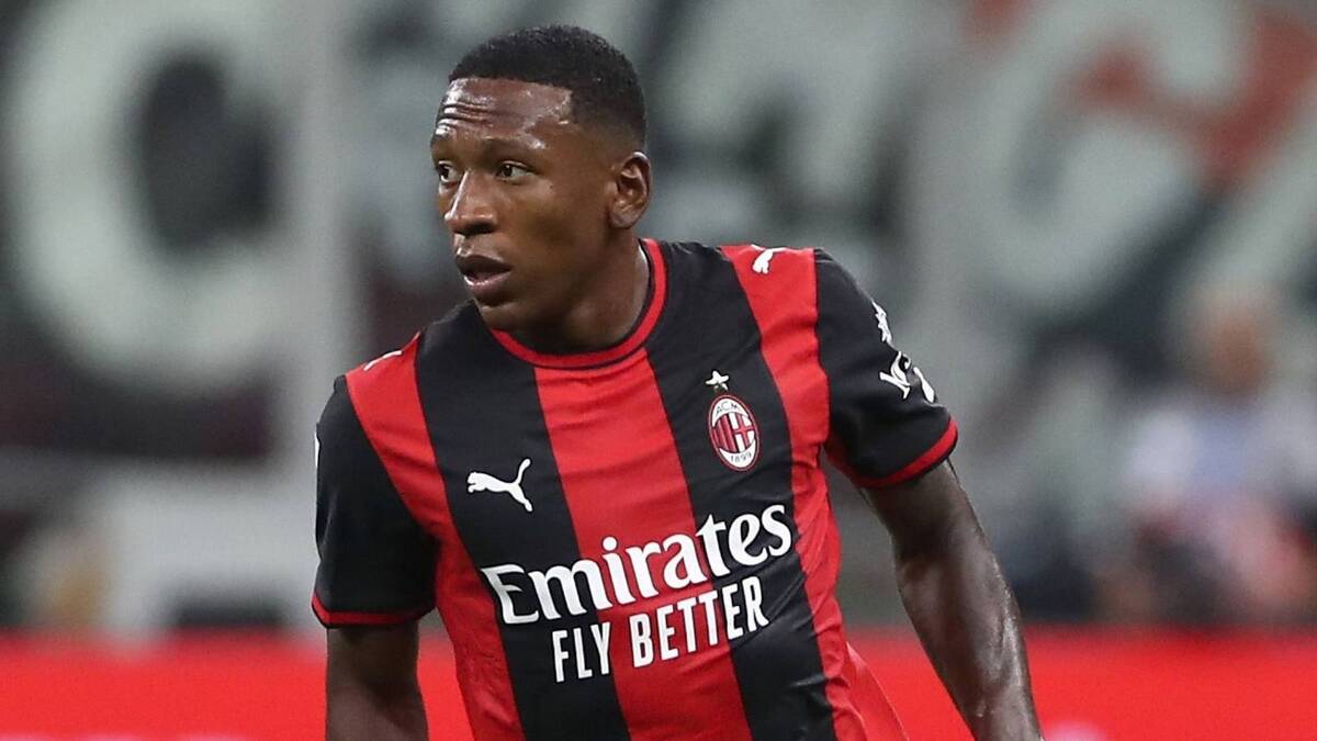 Pervis Estupiñán (difensore AC Milan), qui durante Milan-Lecce 3-0 (Serie A 2026-2027)