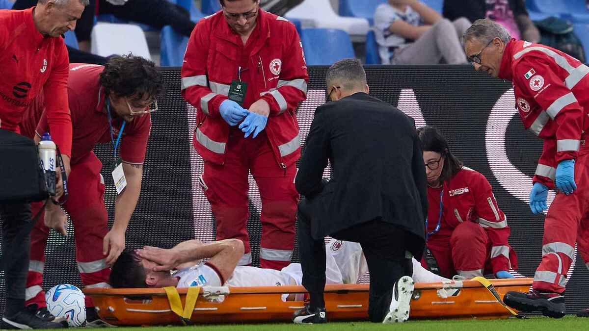 Matteo Gabbia (difensore AC Milan) è uscito per infortunio durante Sassuolo-Milan 1-1 (Serie A 2026-2027)