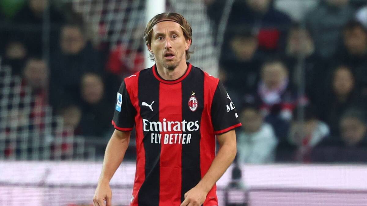 Luka Modrić (centrocampista AC Milan), qui durante Udinese-Milan 0-2 (Serie A 2026-2027)
