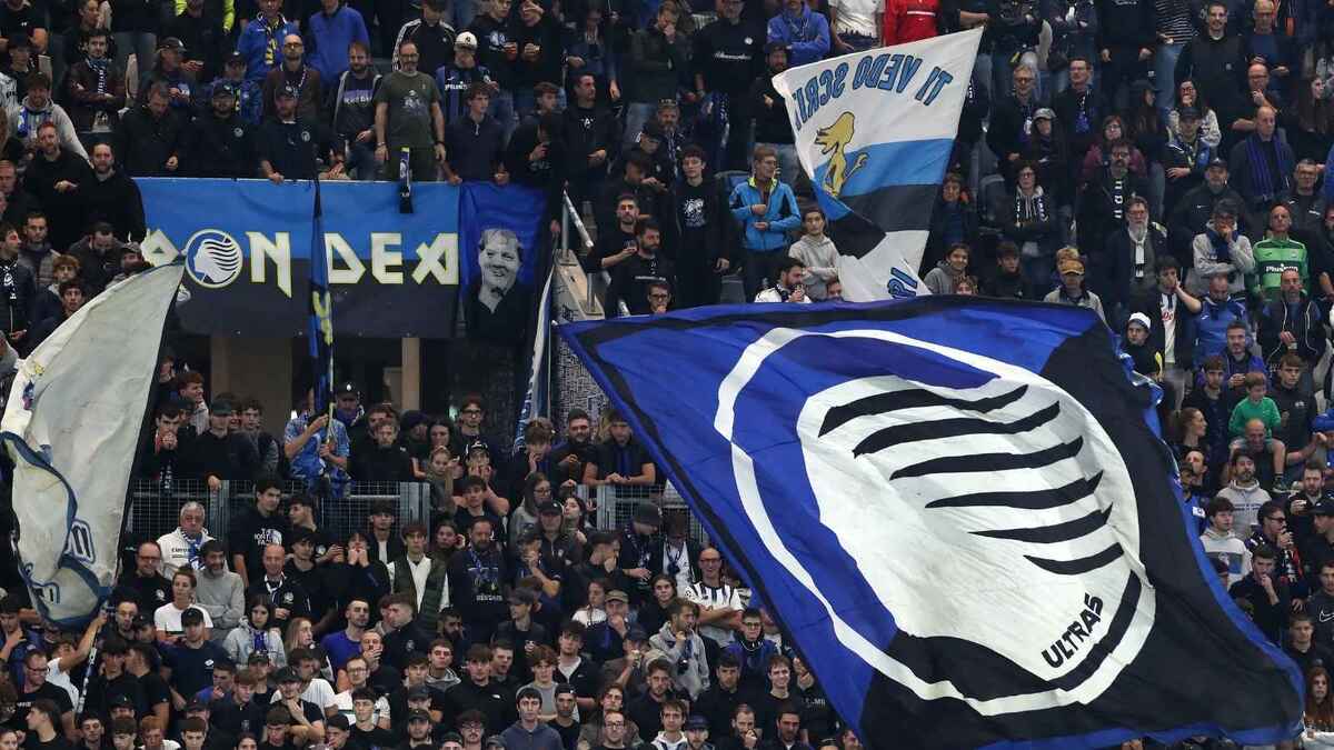 I tifosi dell'Atalanta alla 'New Balance Arena'