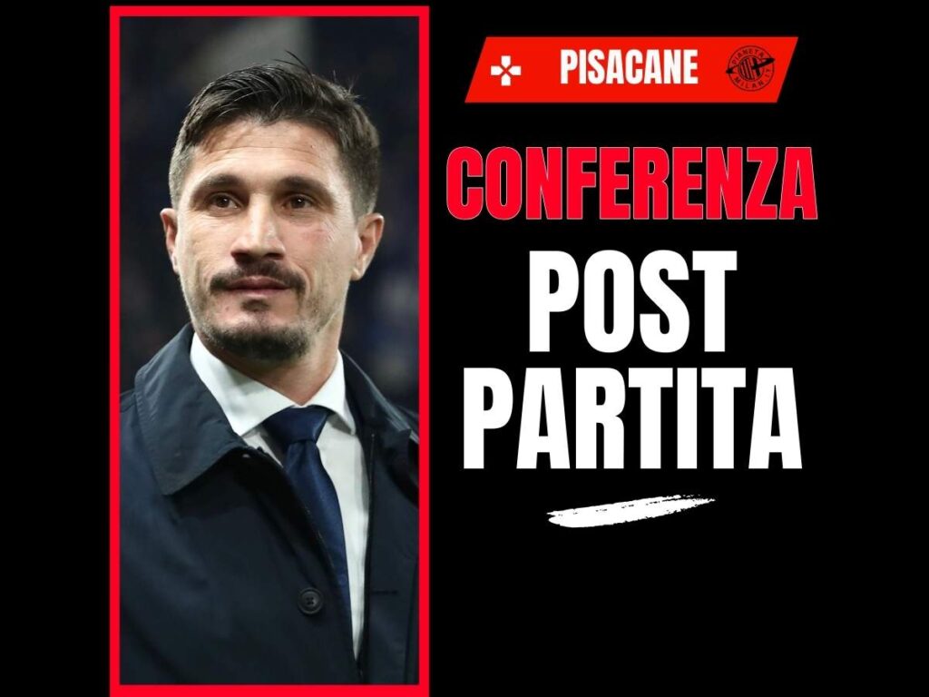 Cagliari Pisacane conferenza post-partita Cagliari-Milan 2 gennaio 2026