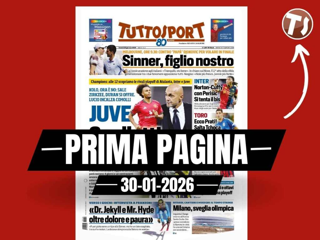 Prima pagina Tuttosport: "Milan, da Pulisic a Modric: rinnovi big. Nuovi contratti per i giocatori chiave"