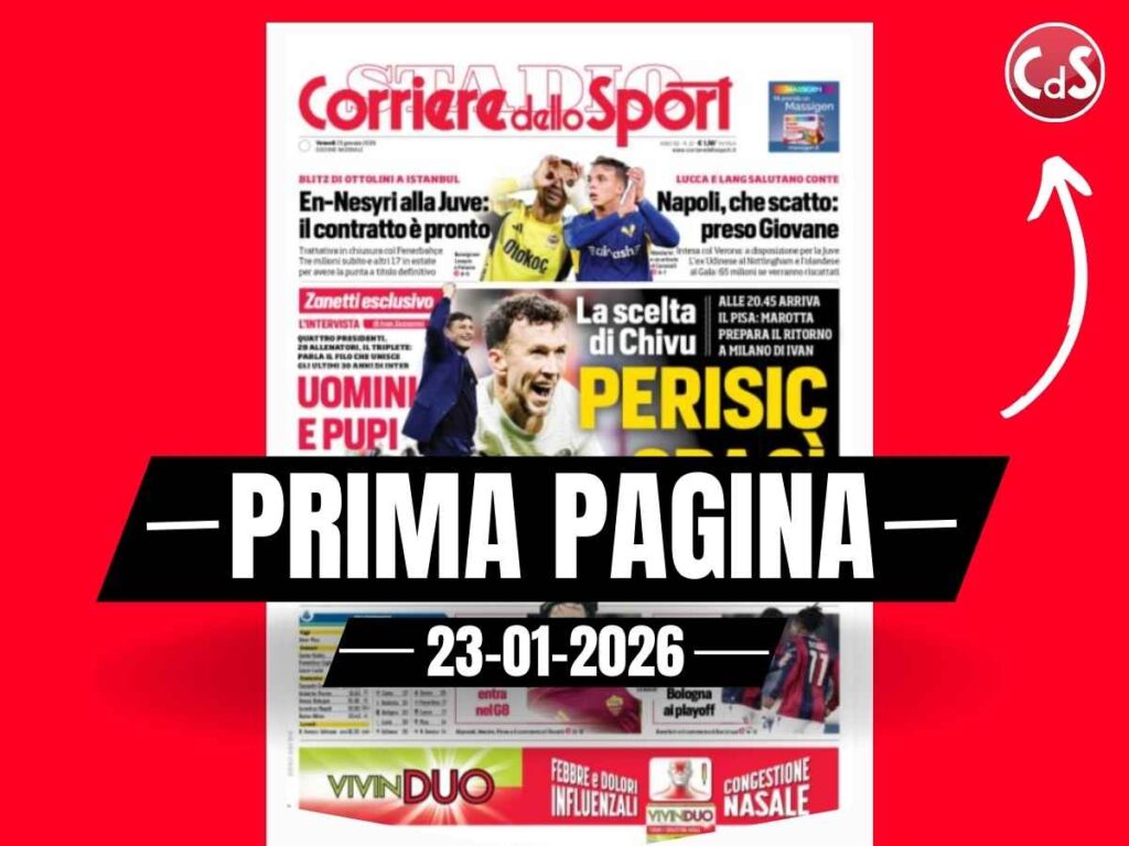 Prima pagina Corriere dello Sport: mercato bollente in Serie A