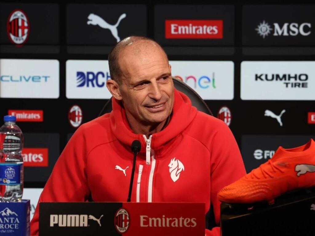 Milan-Lecce, oggi la conferenza stampa di mister Allegri: orario, luogo, diretta tv e non solo