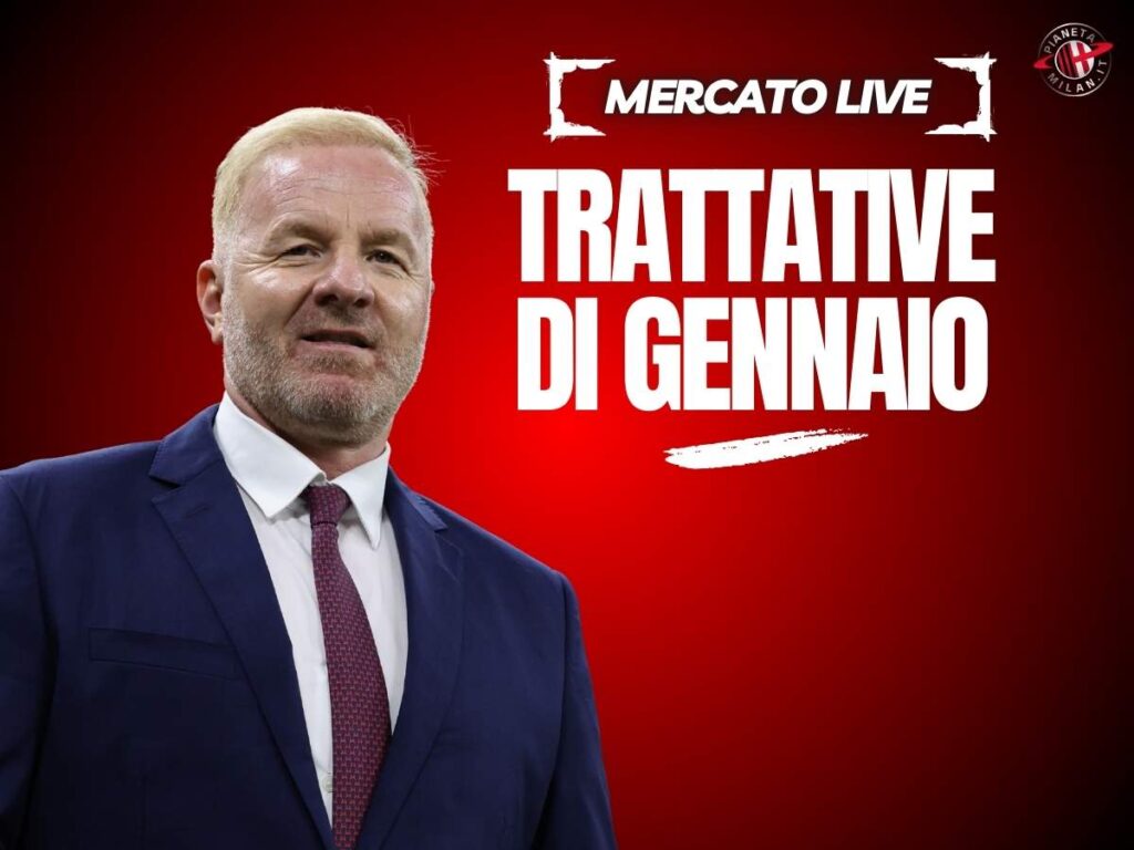 Calciomercato gennaio Milan 2026 LIVE