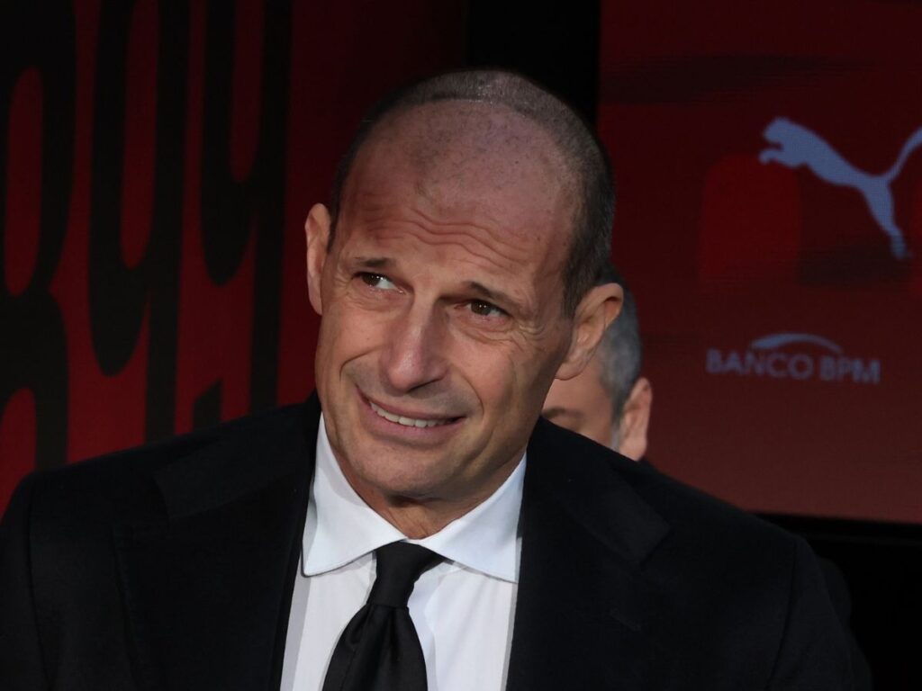 Massimiliano Allegri AC Milan Milan-Verona 3-0 Serie A 2025-2026