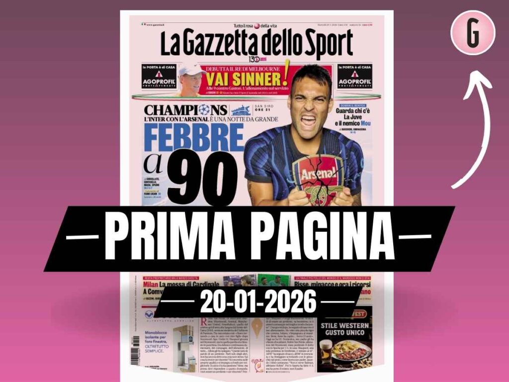 Prima pagina Gazzetta dello Sport: "Milan, la mossa di Cardinale: a Comvest il debito di Elliott"