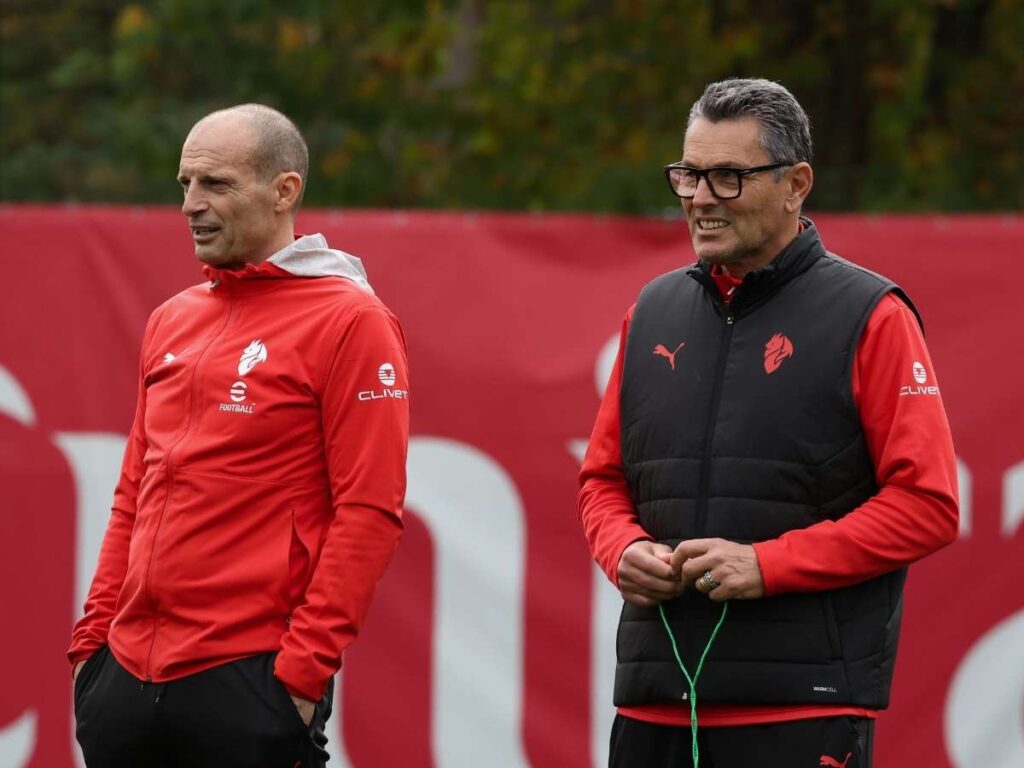 Milan, Allegri in tribuna contro il Parma: al suo posto pronto Landucci