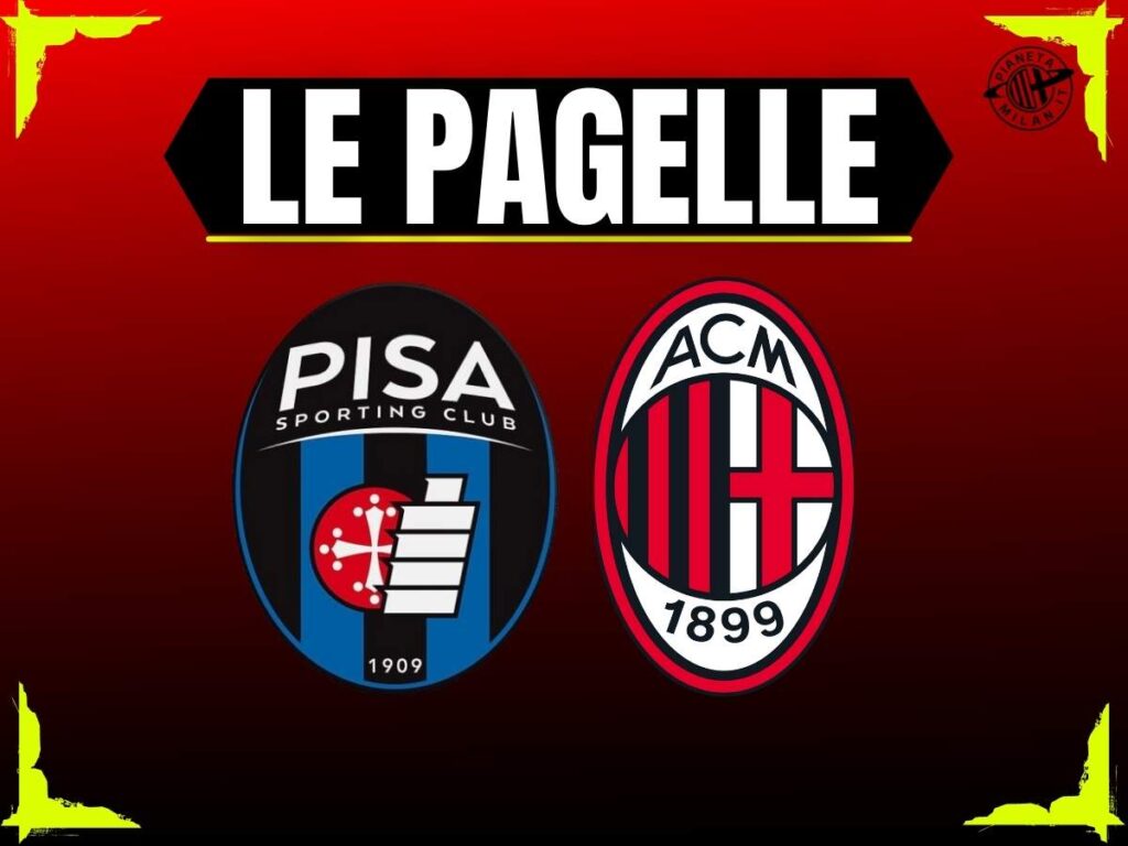 Pagelle Pisa-Milan 13 febbraio 2026