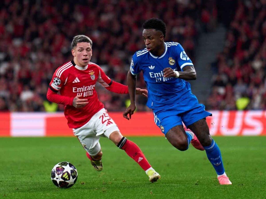 Razzismo ai danni di Vinicius: aperta un'indagine dopo Benfica-Real