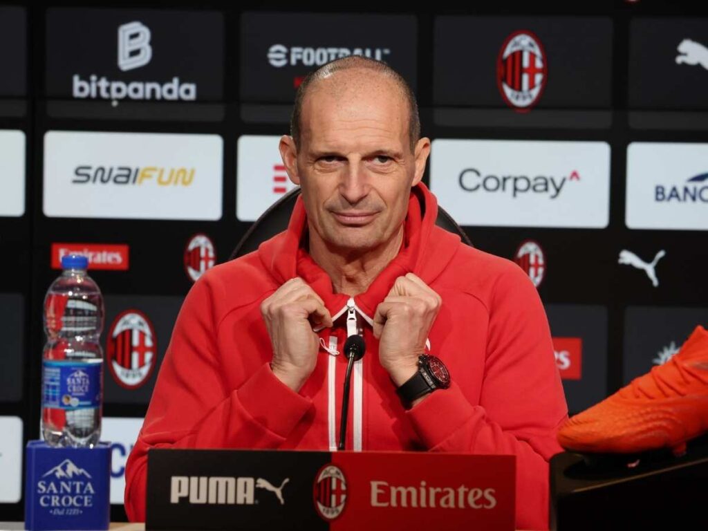 Milan-Como, Allegri: "Galliani è il primo a scrivermi quando vinciamo"