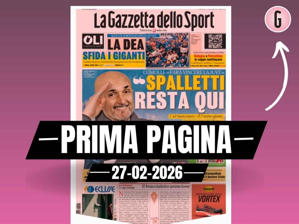 Prima pagina Gazzetta dello Sport: "Il pressing del Milan per avere il si di Modric"