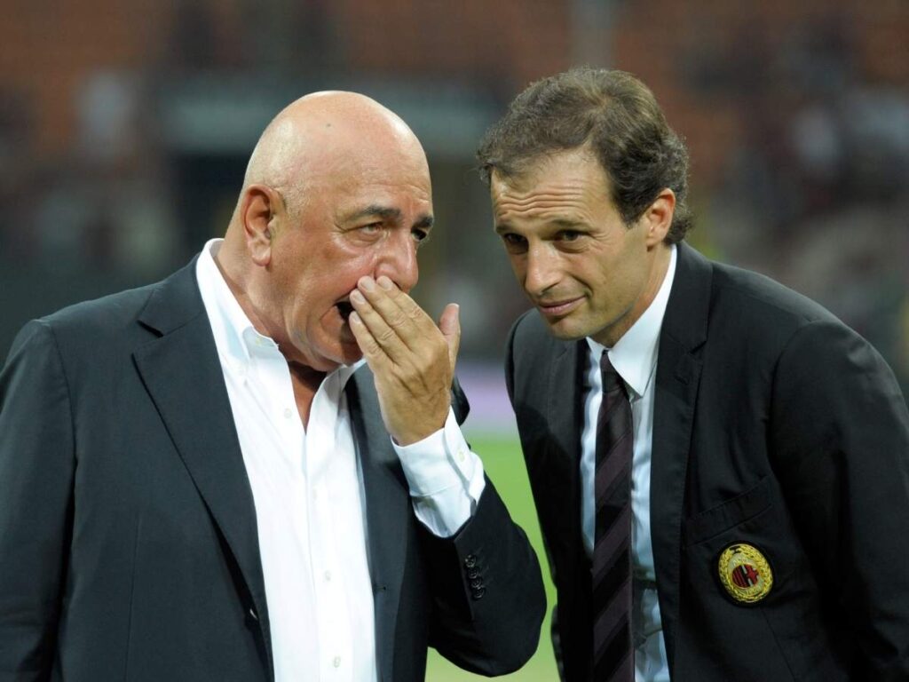 Milan, gli amici Galliani e Allegri a cena insieme. Tra passato e futuro?