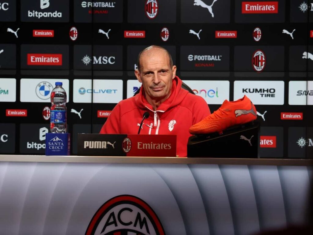 Milan-Como: data, orario e luogo della conferenza stampa di mister Allegri