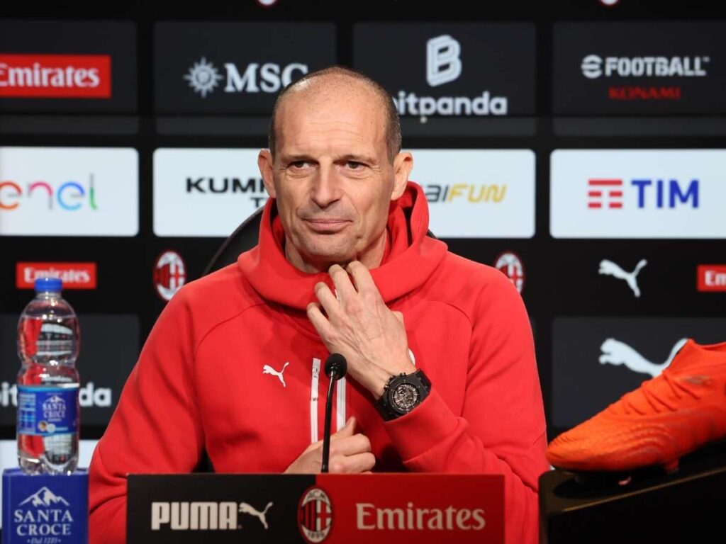 Milan, Allegri: "Nkunku? Era questione di ambientamento. Ha una tecnica straordinaria"