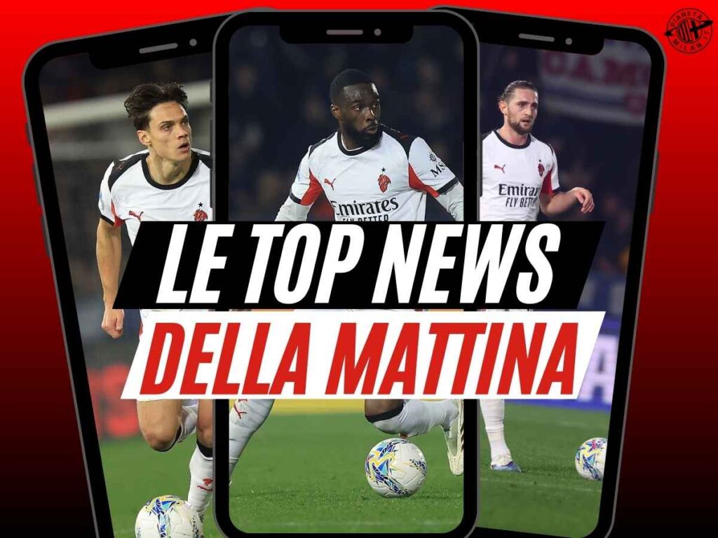 Il Milan verso il Como: Rabiot out, Ricci si scalda. Mercato: tre rinnovi in arrivo