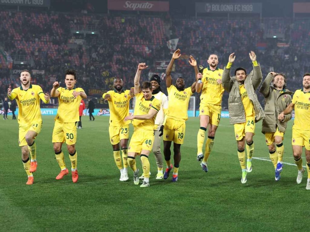 Milan, tre gol al Bologna e il passo è quello giusto: sarà derby Scudetto con l'Inter