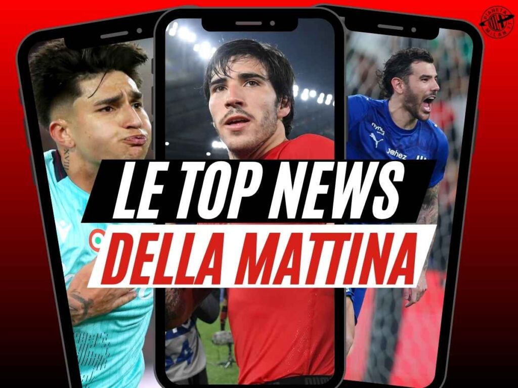 Milan, l'annuncio: "Tonali torna". Speranza Theo Hernandez. Arriva Castro? Gli infortuni