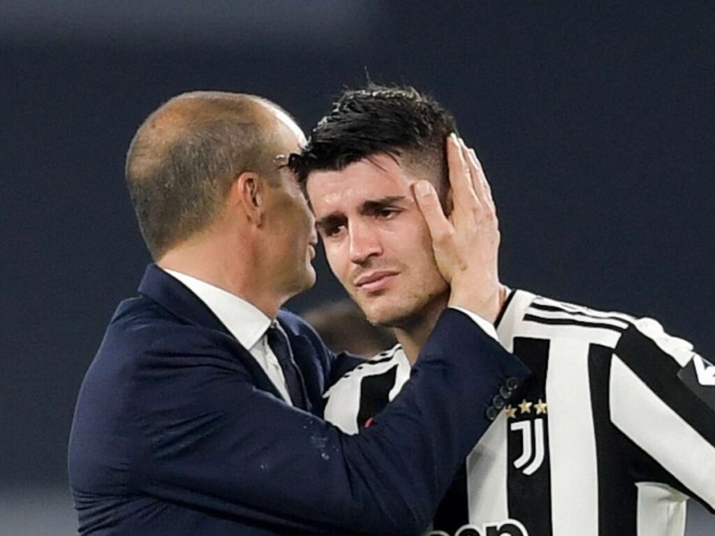 Morata replica a Cassano: "Allegri? Avrei anche giocato in porta"