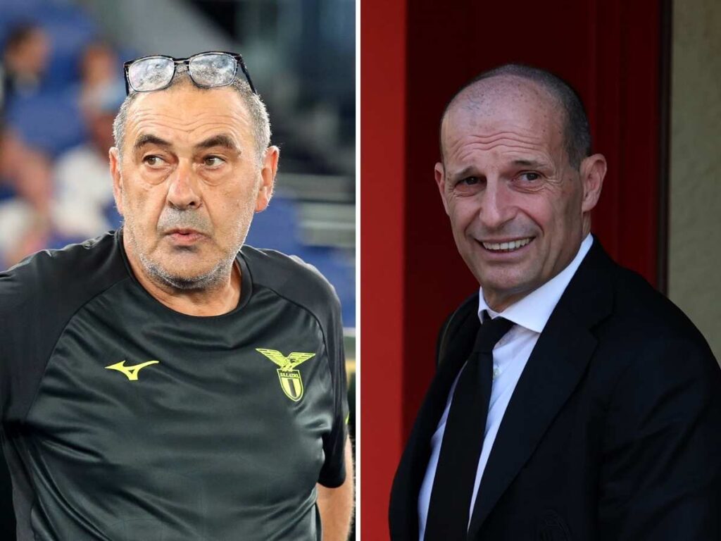 Lazio-Milan, Sarri: "Qualcosa gliela invidio ad Allegri. Fa parte del gioco"