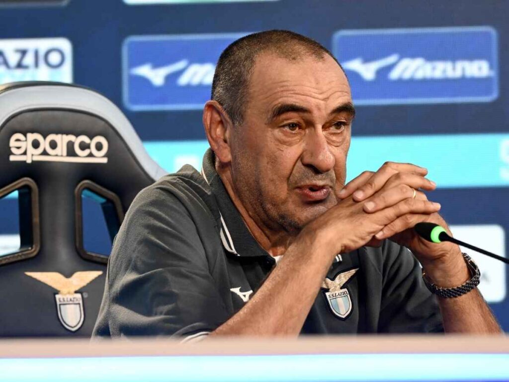 Lazio, Sarri: "Il Milan ti lascia la sensazione che hai tu la partita in mano"