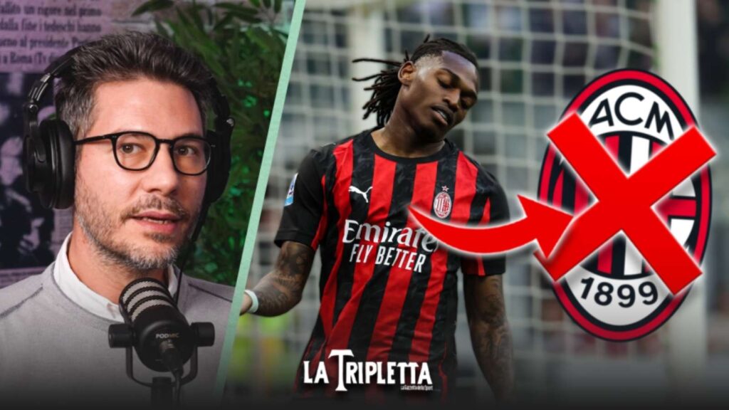 Rafael Leao attaccante AC Milan potrebbe andare via nel prossimo calciomercato estivo 2026