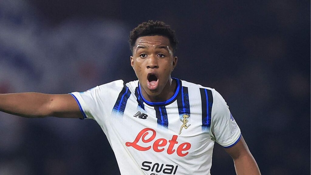 Honest Ahanor in azione con l'Atalanta, obiettivo di mercato del Milan di Tare