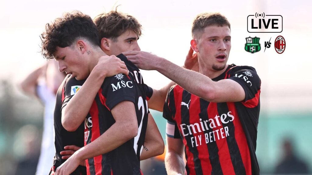 LIVE di Sassuolo-Milan Primavera, 34^ giornata del campionato Primavera 1