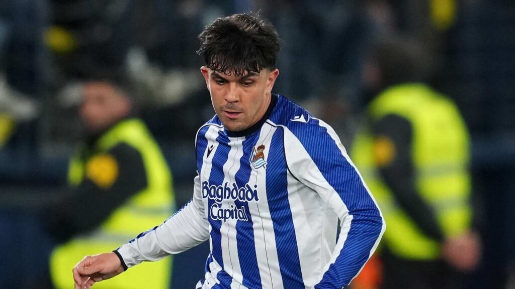 Jon Aramburu, qui con la maglia della Real Sociedad