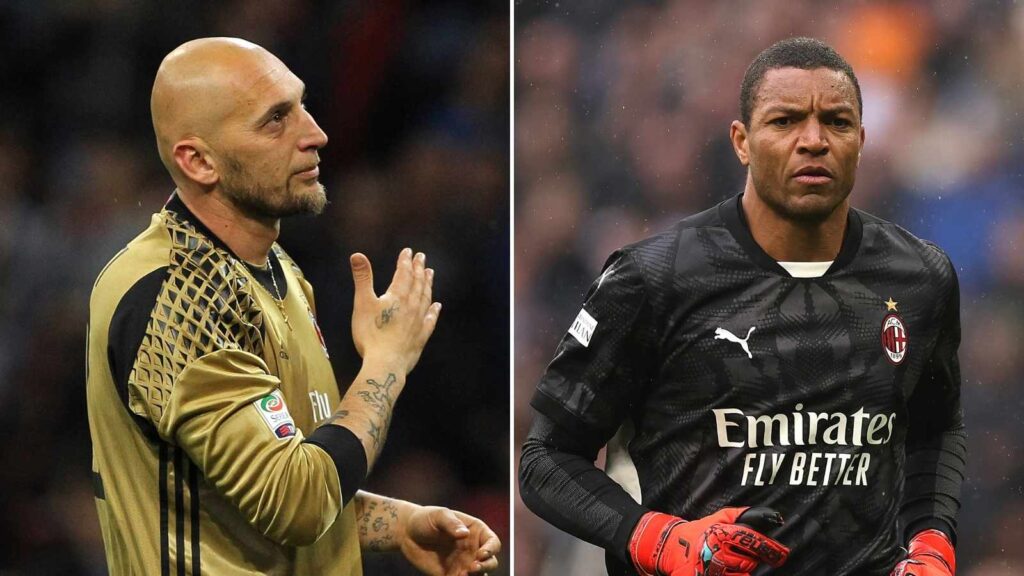 Christian Abbiati e Nelson Dida, ex portieri del Milan